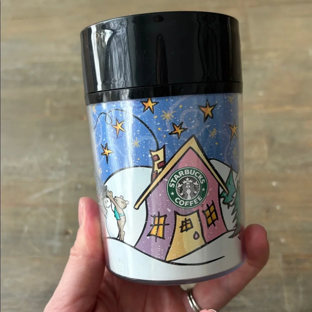 Vintage 1997 Starbucks “Bearista” travel coffee cup